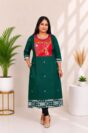 Dual Tone Handloom Cotton Jamdani Kurti