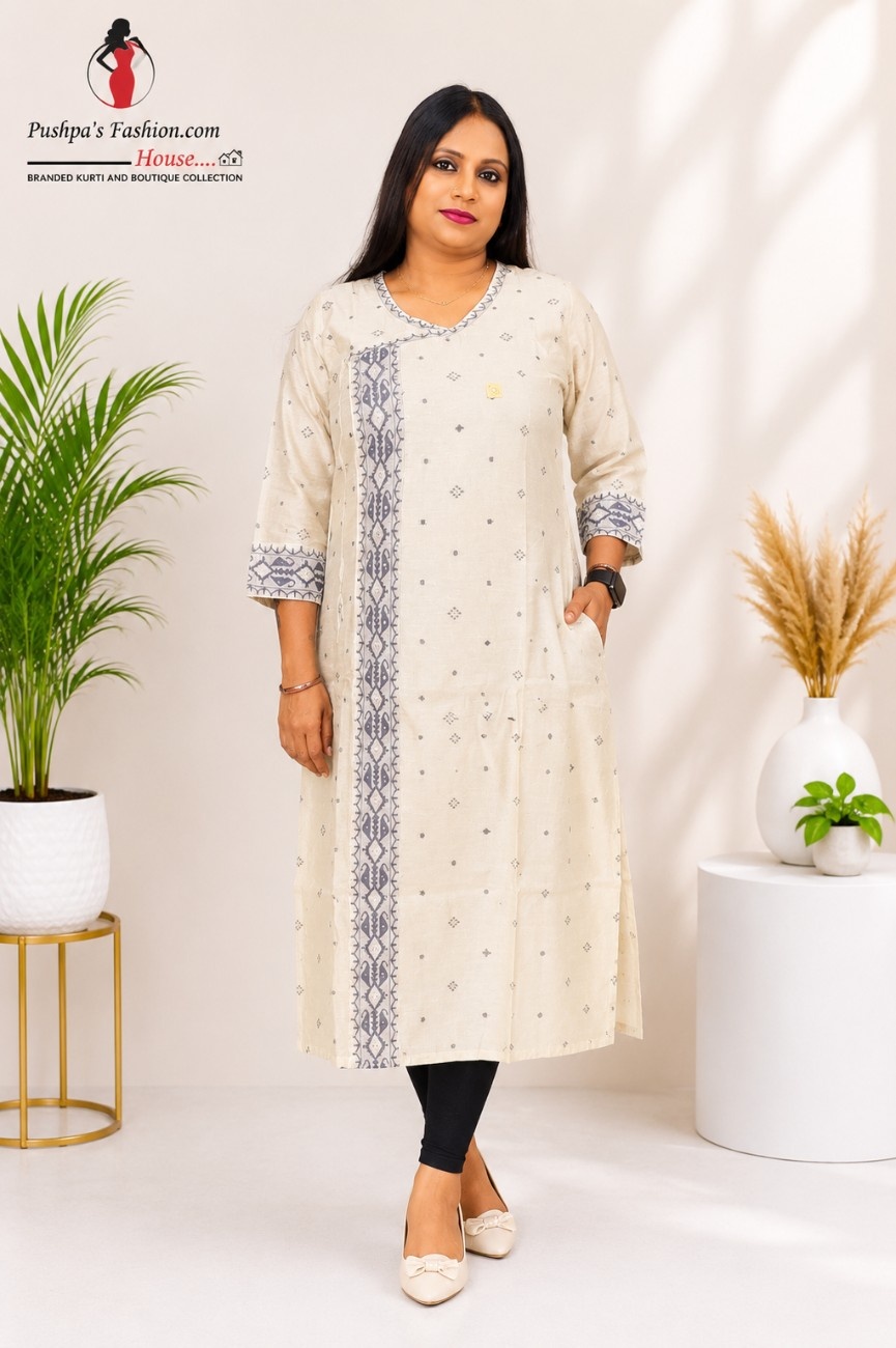 Mysore Silk Jamdani Kurti