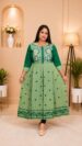 Handloom Dual Tone Jamdani Embroidered Kurti
