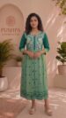 Handloom Dual Tone Jamdani Embroidered Kurti
