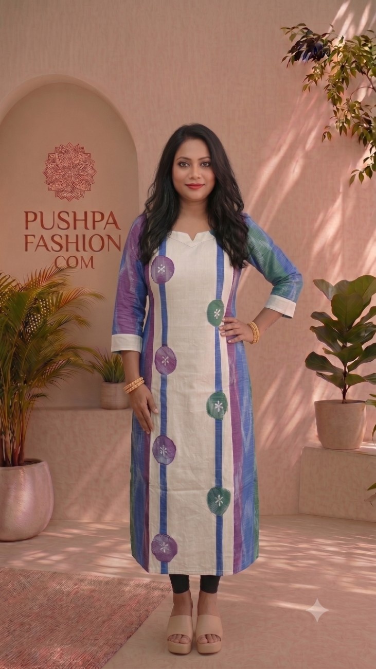 Handloom Pachampally Ikkat Kurti