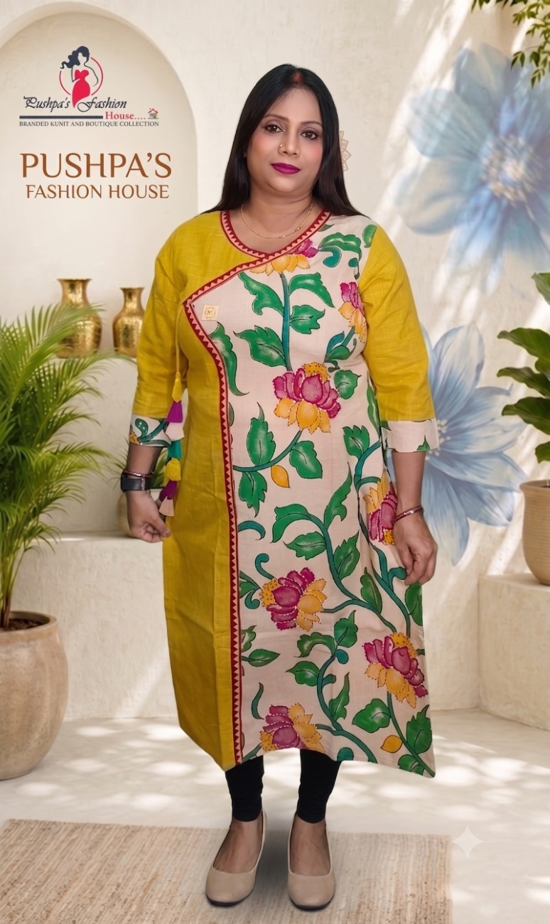 Cotton Kalamkari Print Kurti