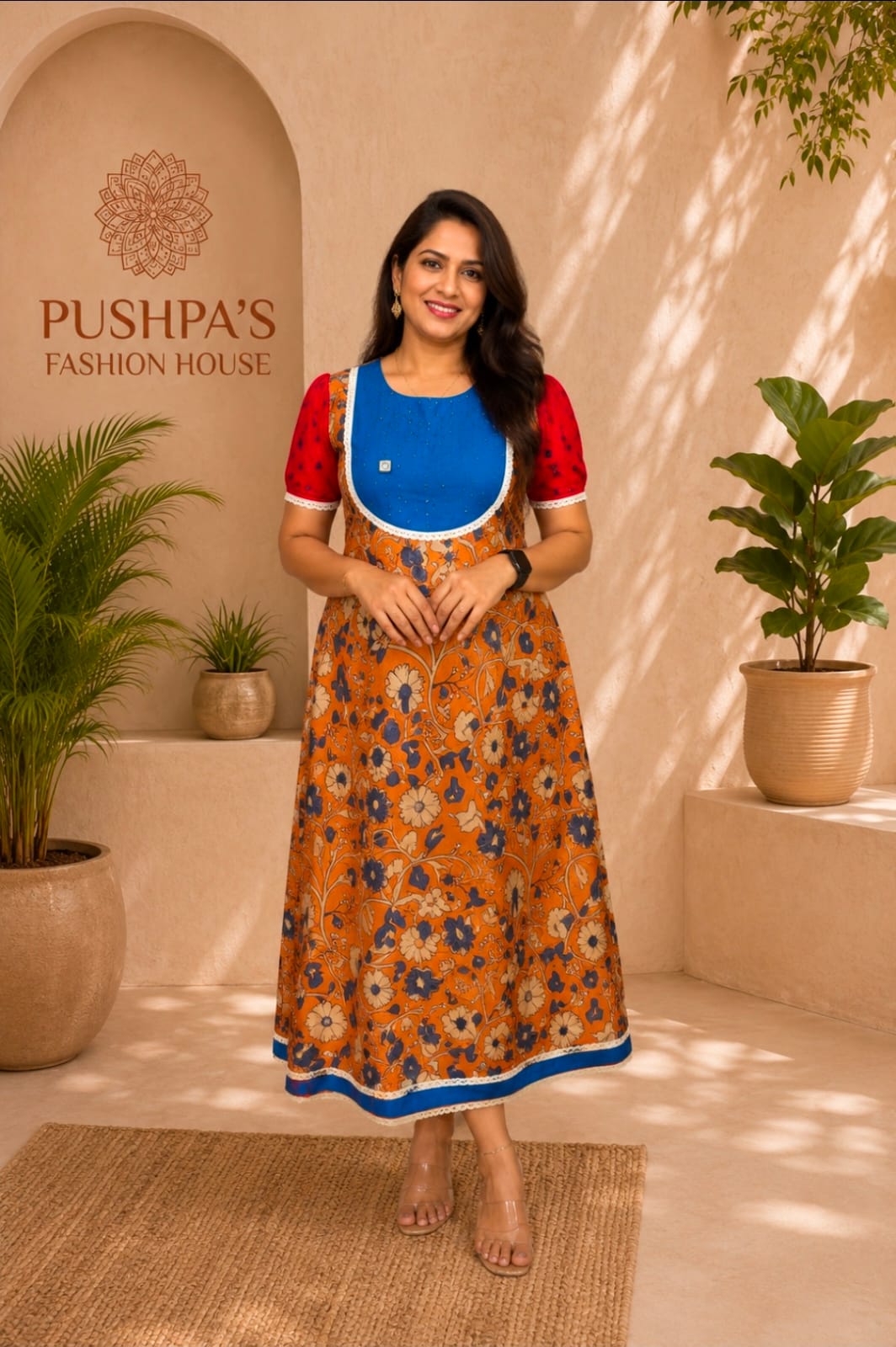 Women's Kalamkari Hakoba Cotton Kurti