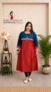 Raw Silk Gazi Modal Embroidered Kurti