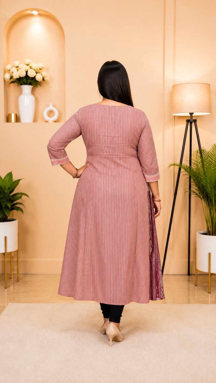 Gharchola Cotton & HL Kotki Kurti - Image 2