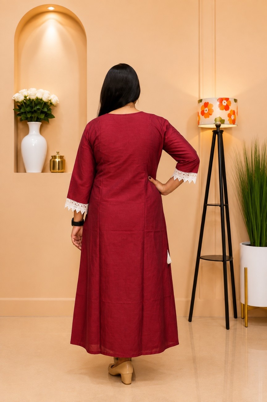 Premium Raw Silk Kurti - Image 2