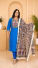 Jam Cotton Madhubani 3-Piece Kurti Set