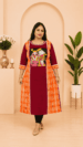 Dabu Cotton & Pachampally Ikkat Kurti