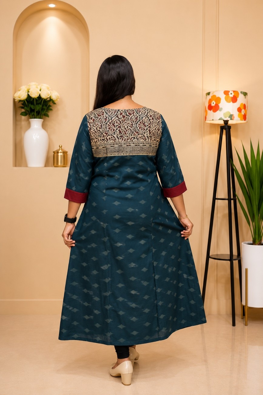 Ikkalam Cotton Dress Kurti - Image 2