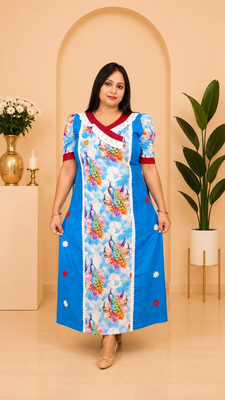 Japanese Cotton Printed Kurti