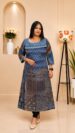 Mashru Modal Silk Ajrakh Kurti