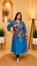 Raw Silk Kurti with Heavy Karigari Work