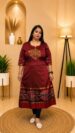 Sico Pachampally Kurti (Maroon)