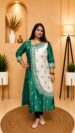 Export Quality Soft and Shine Raw Silk Kurti