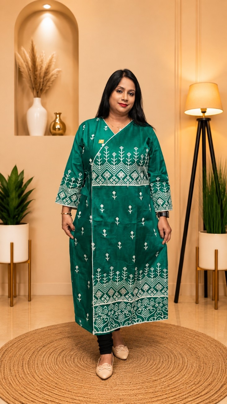 Soft and Shine Raw Silk Kurti
