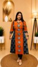 Export Quality Raw Silk and Ajrakh Modal Silk Dress