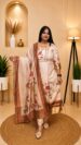 Manipuri Tasar Silk 3-Piece Kurti Set