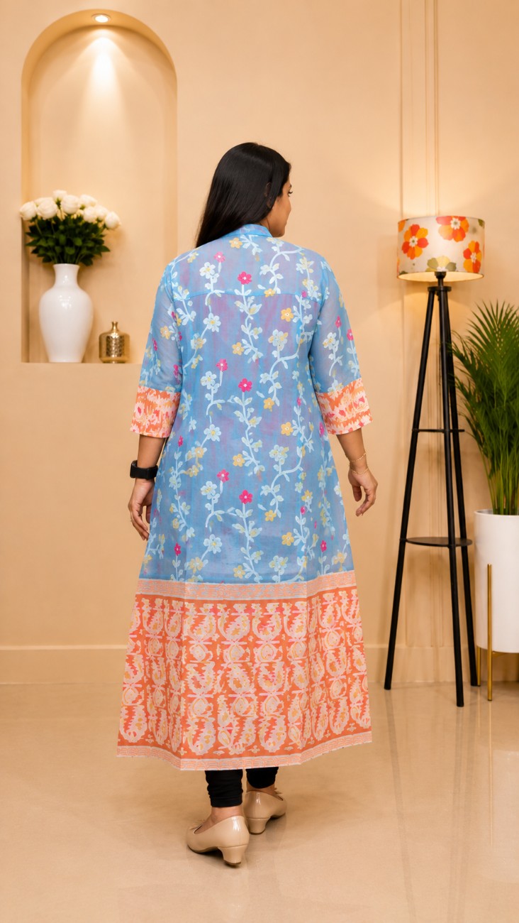 Dhakai Jamdani Dress - Image 2
