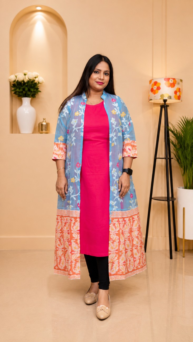 Dhakai Jamdani Dress